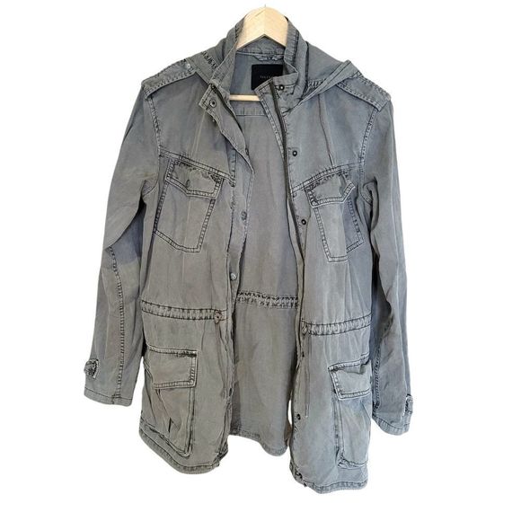 ARITZIA Talula Trooper Utility Jacket Grey - Picture 3 of 12